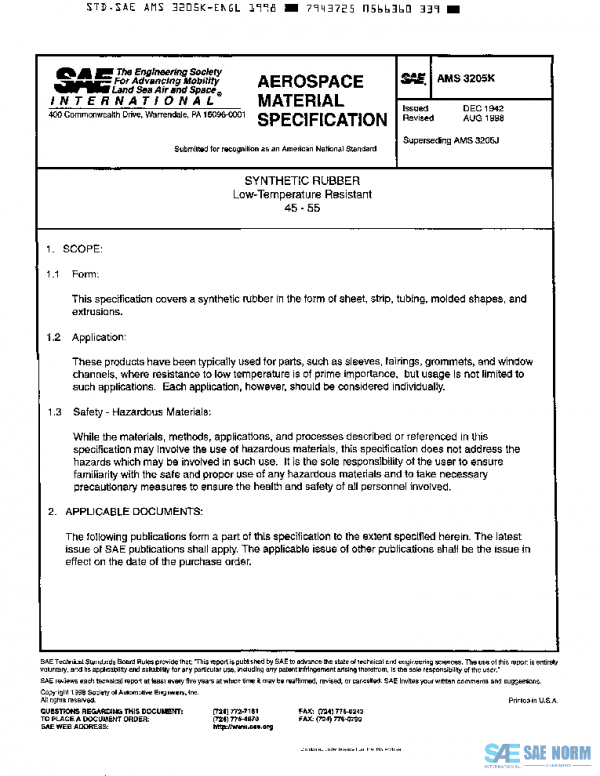 SAE AMS3205K PDF