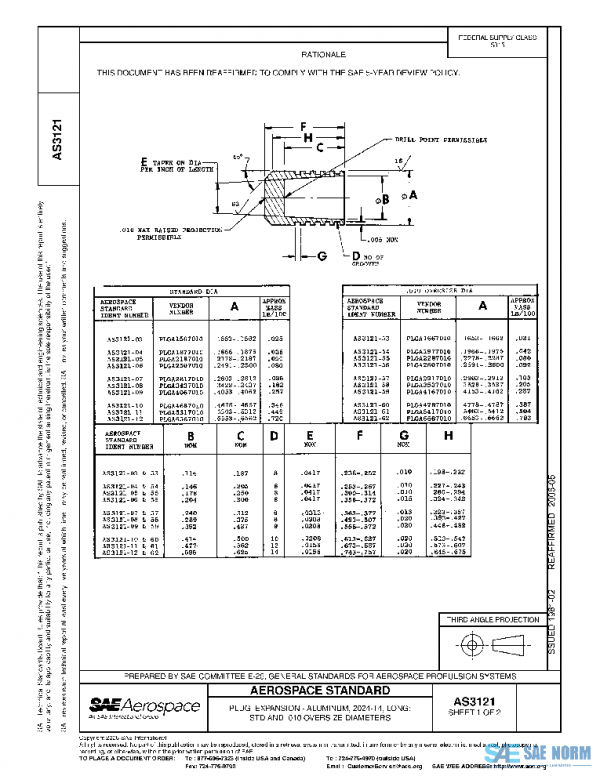 SAE AS3121 PDF