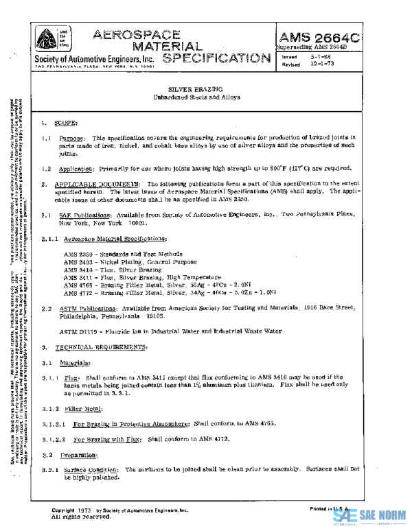 SAE AMS2664C PDF SAE AMS2664C PDF