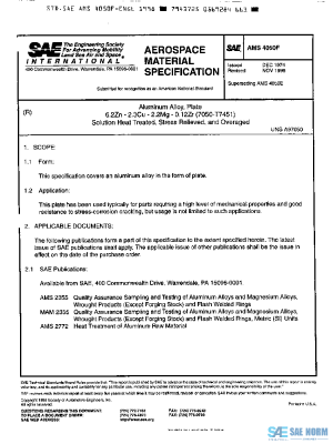 SAE AMS4050F PDF