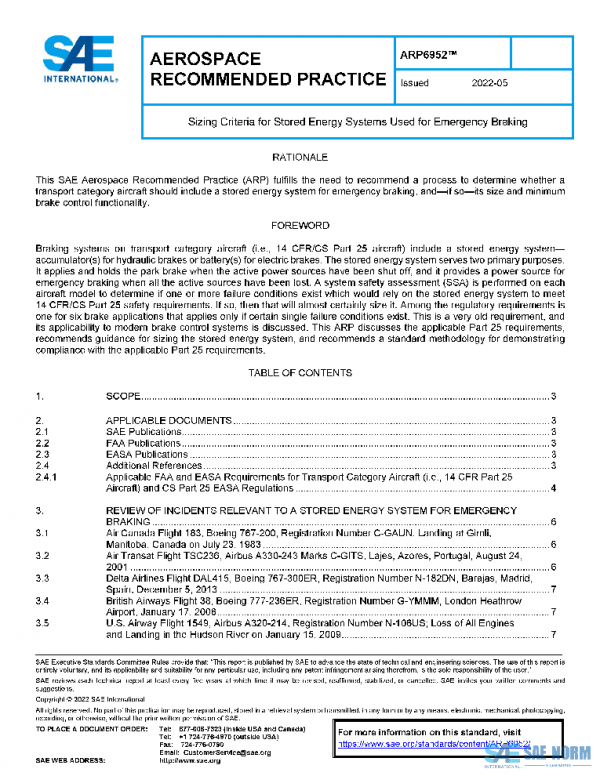SAE ARP6952 PDF