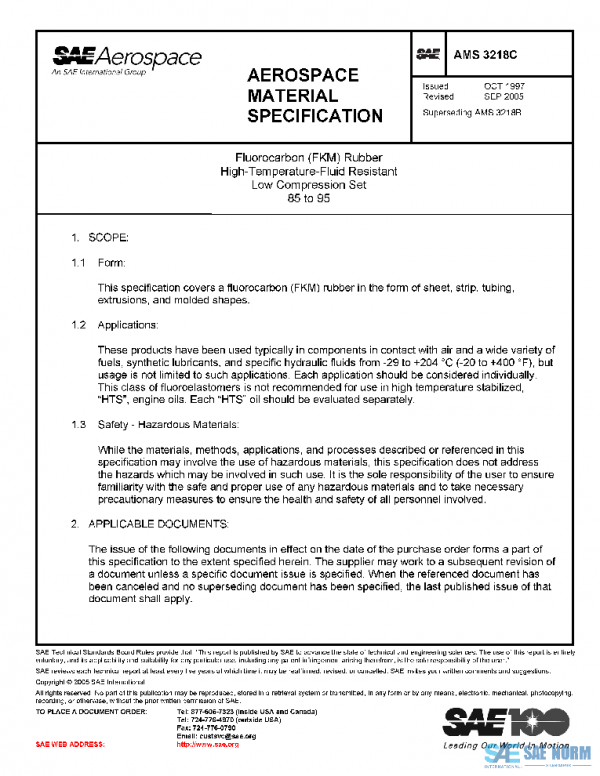 SAE AMS3218C PDF SAE AMS3218C PDF