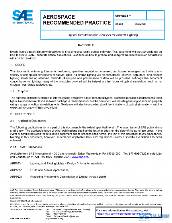 SAE ARP6833 PDF