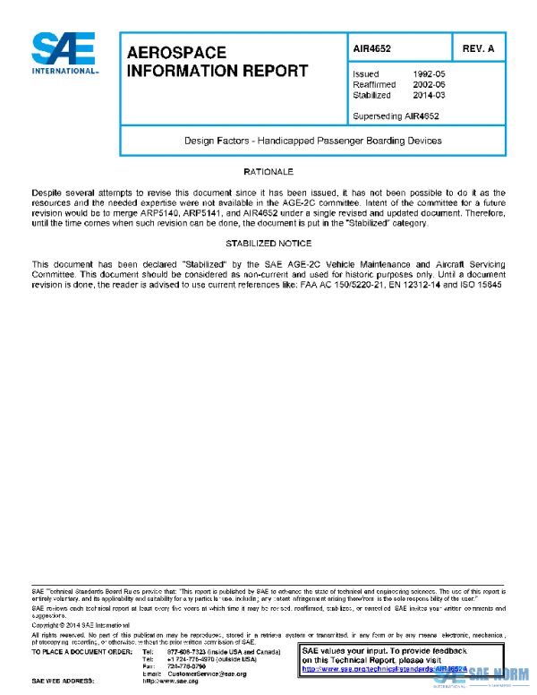 SAE AIR4652A PDF