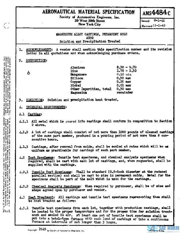 SAE AMS4484C PDF SAE AMS4484C PDF
