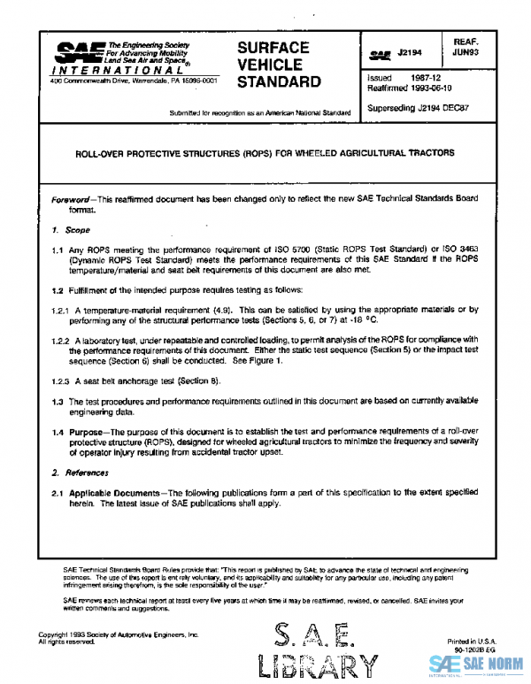 SAE J2194_199306 PDF