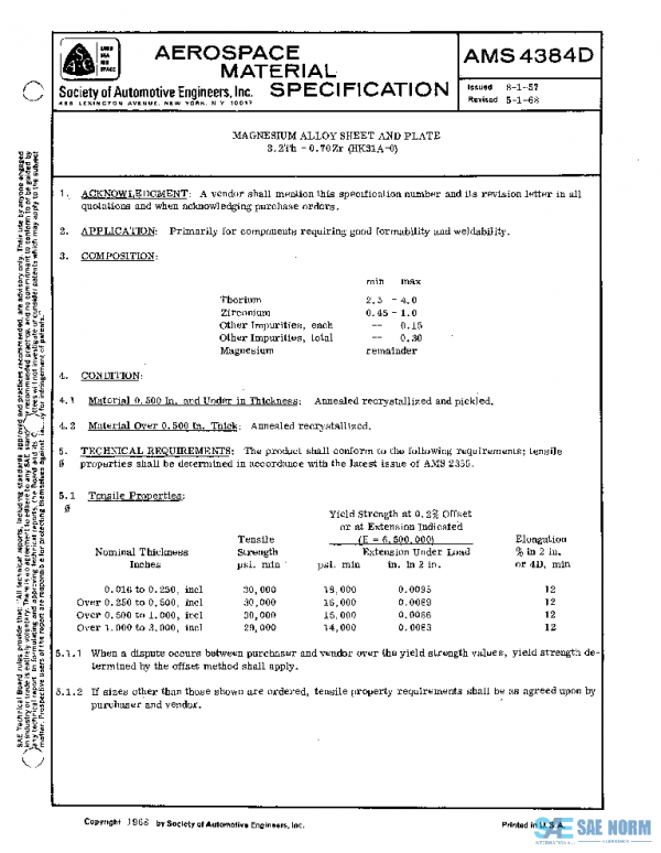 SAE AMS4384D PDF SAE AMS4384D PDF
