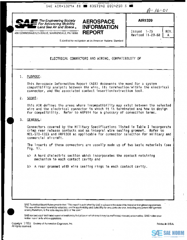 SAE AIR1329A PDF