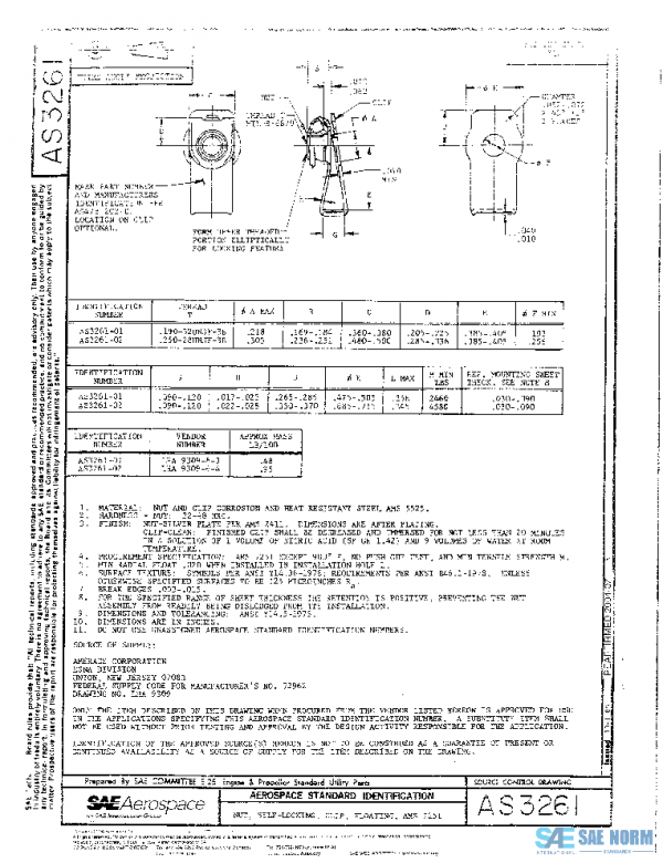 SAE AS3261 PDF