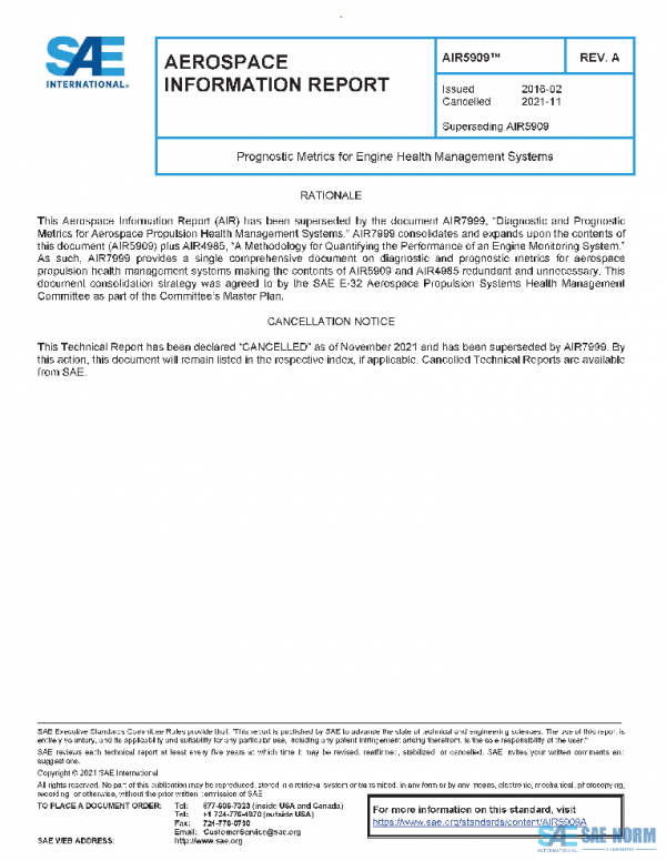SAE AIR5909A PDF