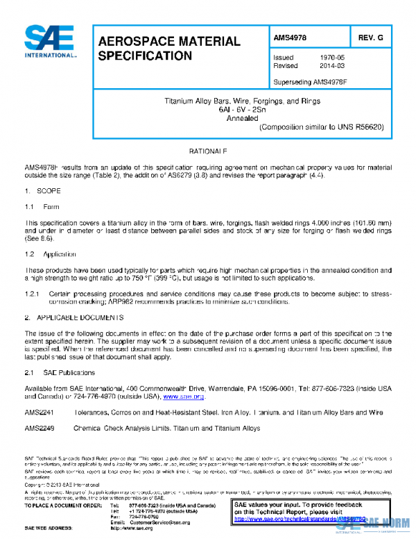SAE AMS4978G PDF
