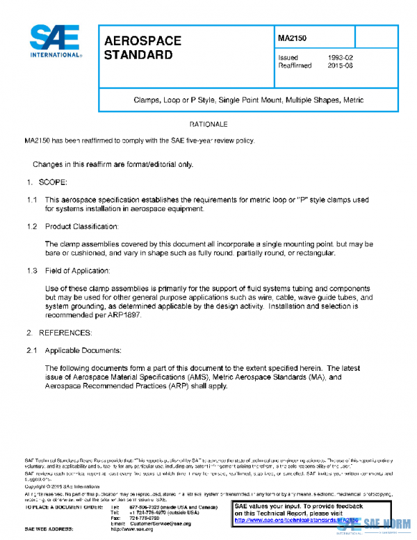 SAE MA2150 PDF