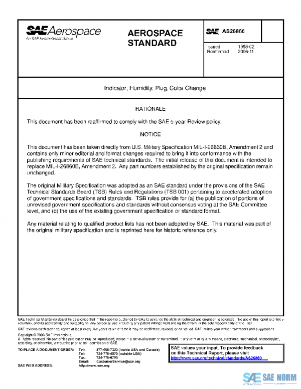 SAE AS26860 PDF SAE AS26860 PDF