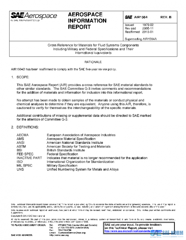 SAE AIR1564B PDF