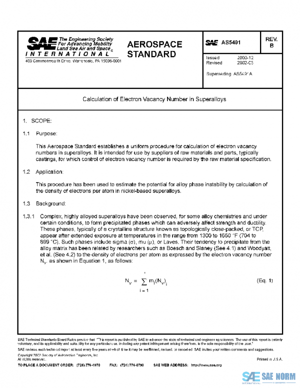 SAE AS5491B PDF