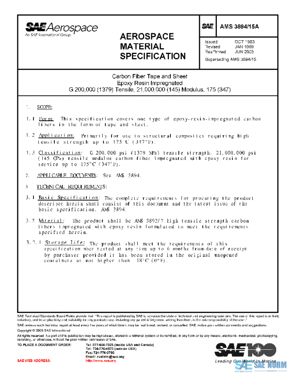 SAE AMS3894/15A PDF SAE AMS3894/15A PDF