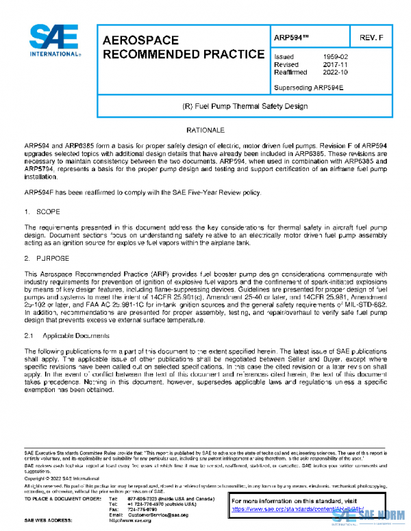 SAE ARP594F PDF