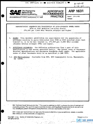SAE ARP1631 PDF