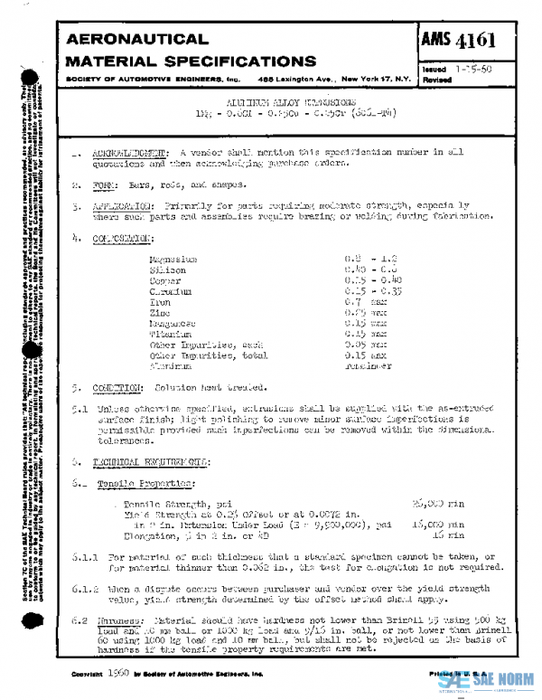 SAE AMS4161 PDF