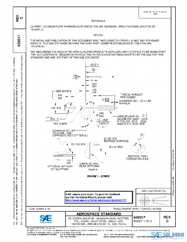 SAE AS9317C PDF