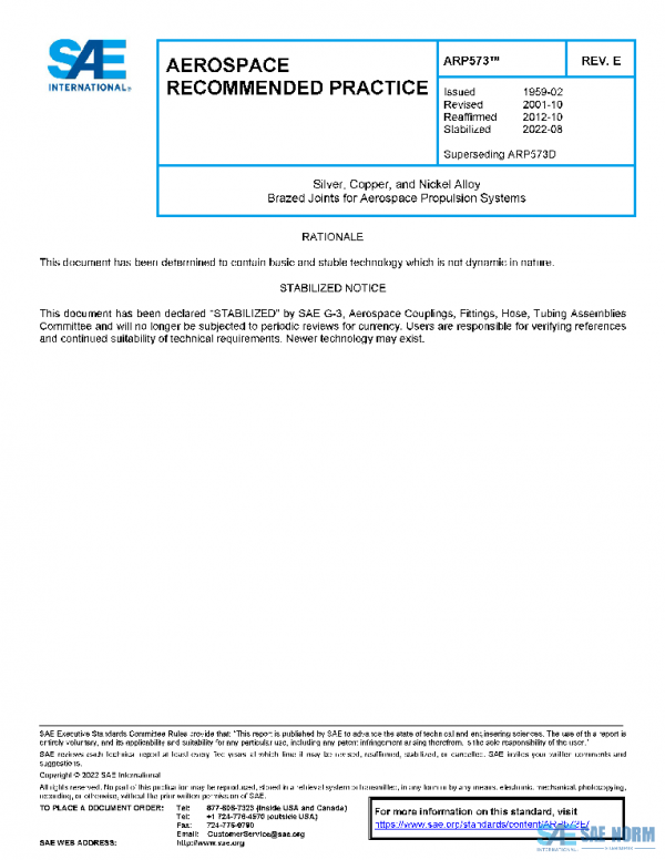 SAE ARP573E PDF