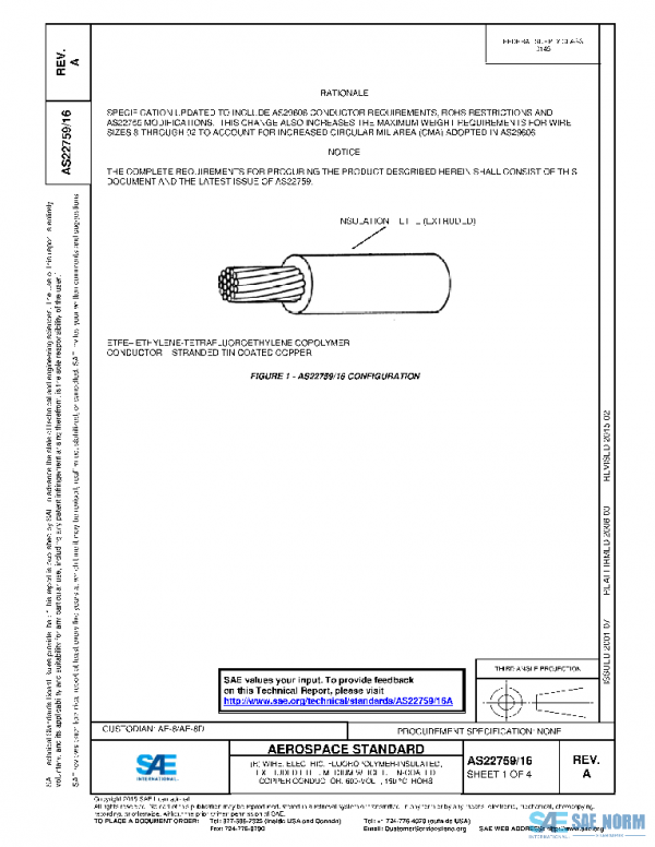 SAE AS22759/16A PDF SAE AS22759/16A PDF