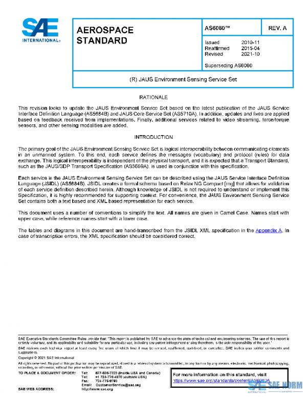 SAE AS6060A PDF SAE AS6060A PDF