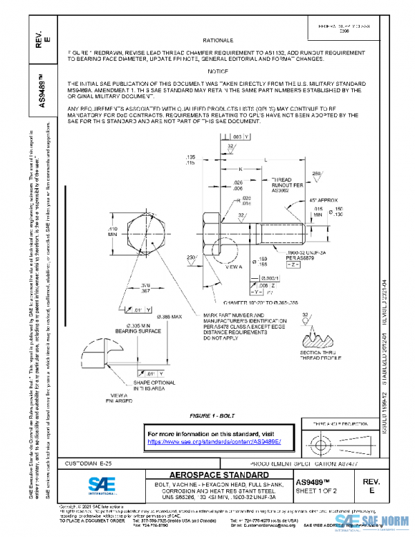SAE AS9489E PDF