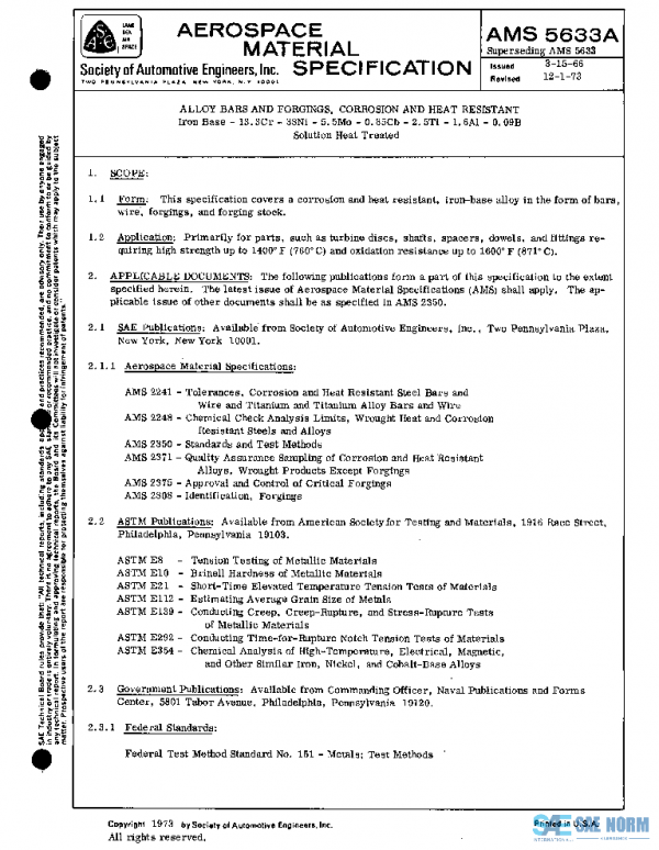 SAE AMS5633A PDF