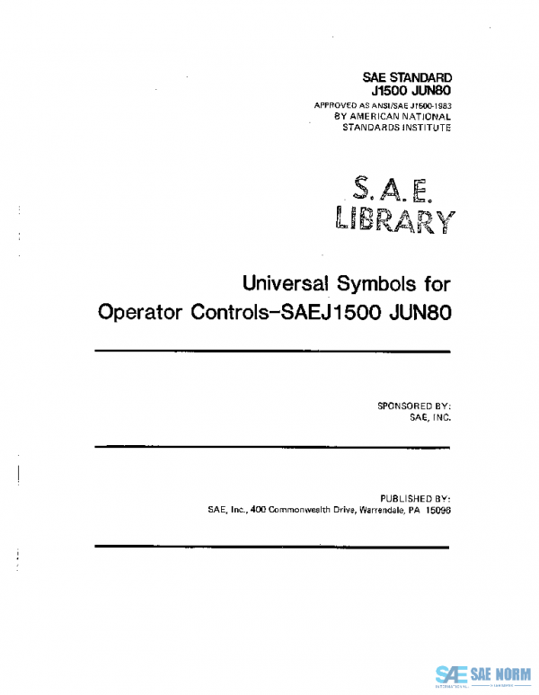 SAE J1500_198006 PDF