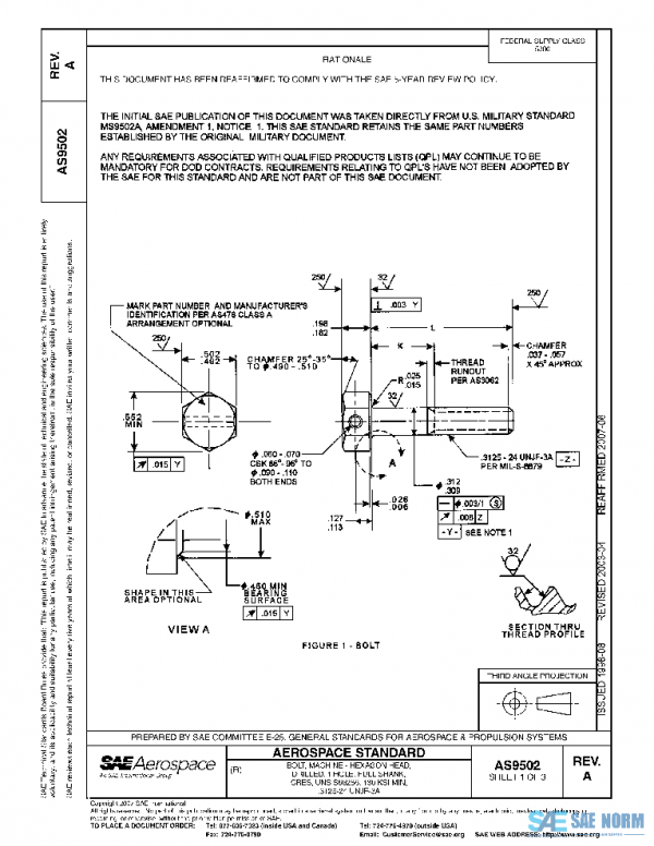 SAE AS9502A PDF