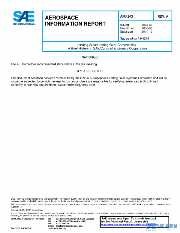 SAE AIR4243A PDF