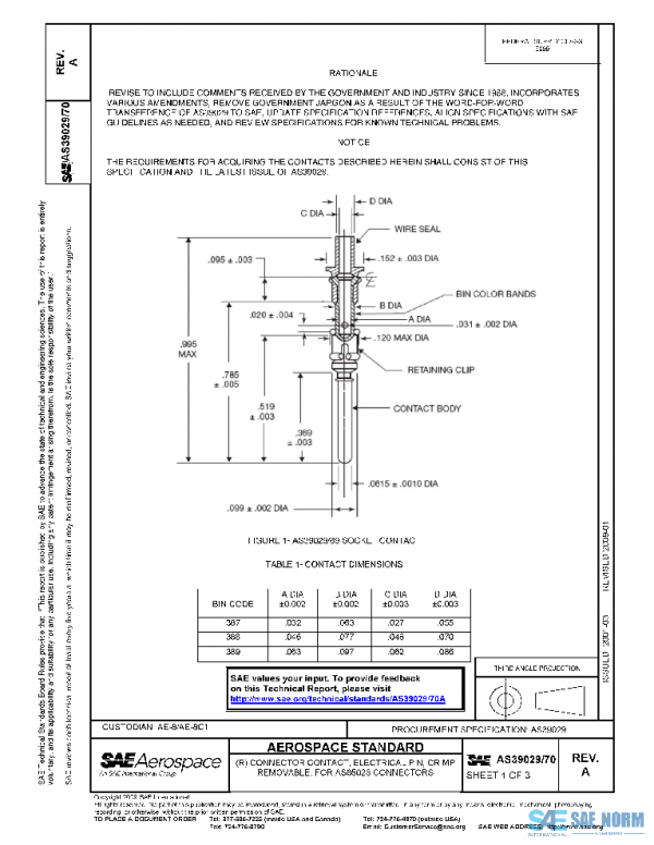 SAE AS39029/70A PDF SAE AS39029/70A PDF