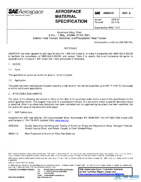 SAE AMS4101E PDF