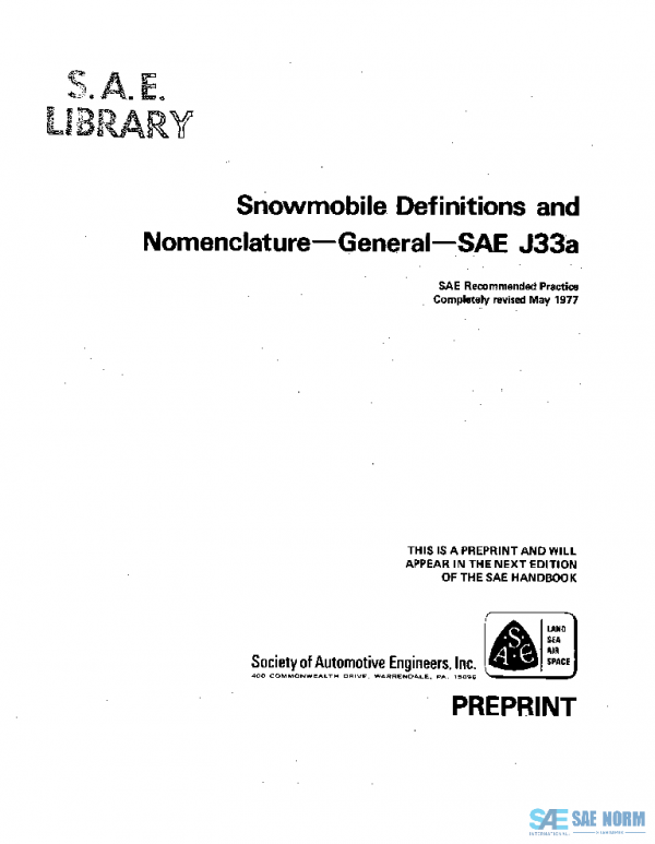 SAE J33A_197705 PDF