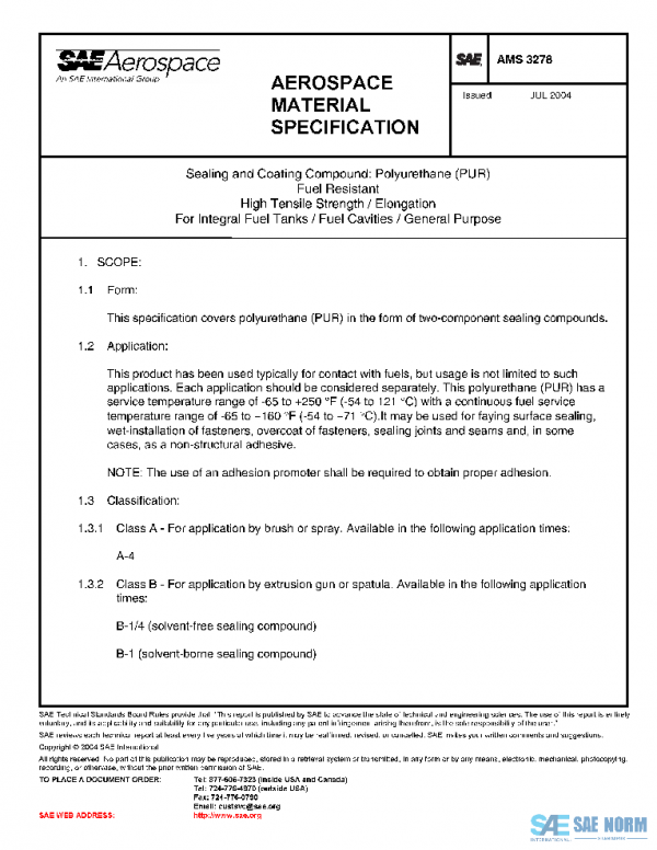SAE AMS3278 PDF