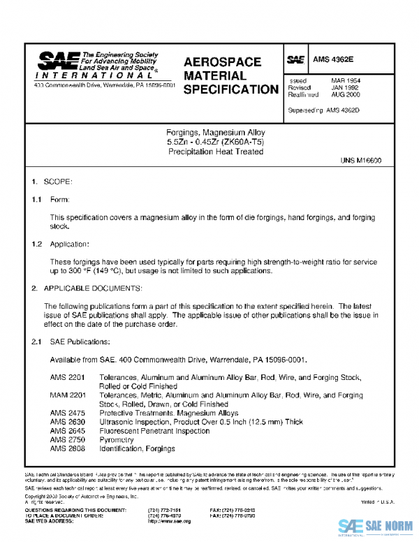 SAE AMS4362E PDF