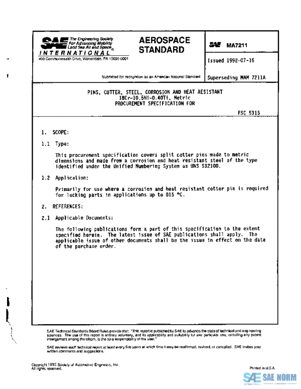 SAE MA7211 PDF