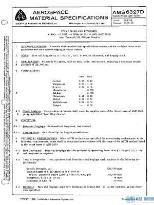 SAE AMS6327D PDF