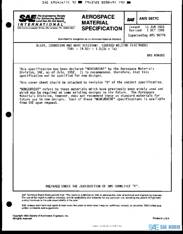 SAE AMS5677C PDF SAE AMS5677C PDF