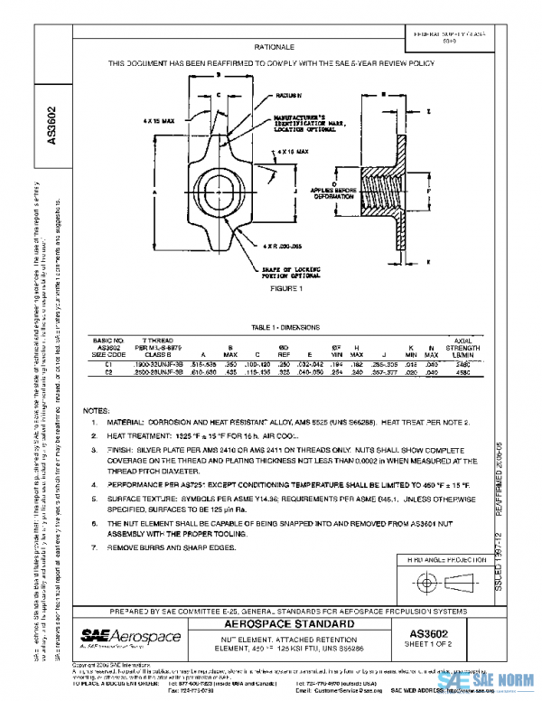 SAE AS3602 PDF SAE AS3602 PDF