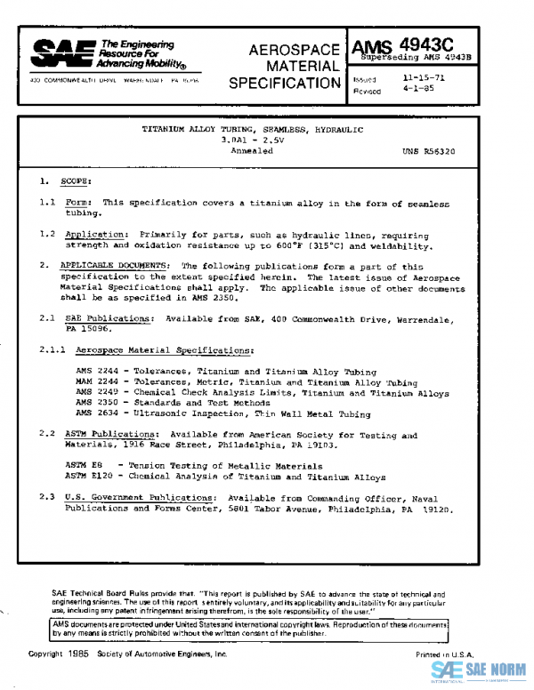 SAE AMS4943C PDF
