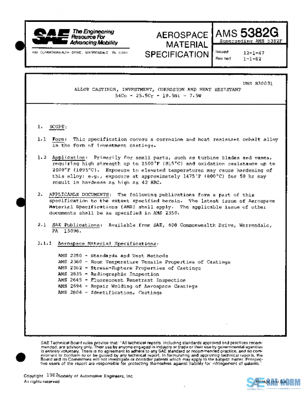 SAE AMS5382G PDF