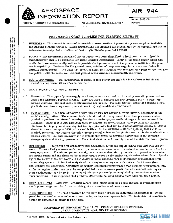 SAE AIR944 PDF