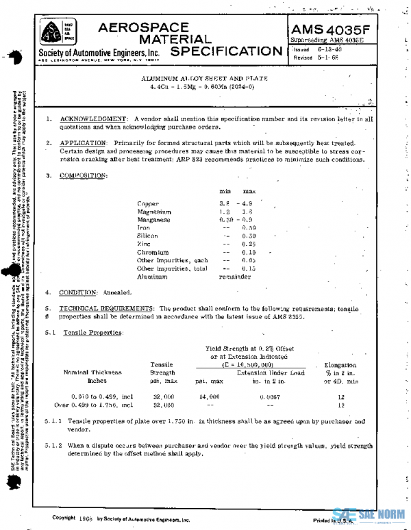 SAE AMS4035F PDF