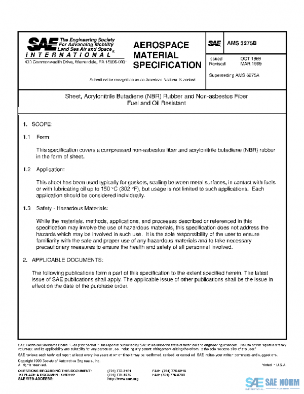 SAE AMS3275B PDF