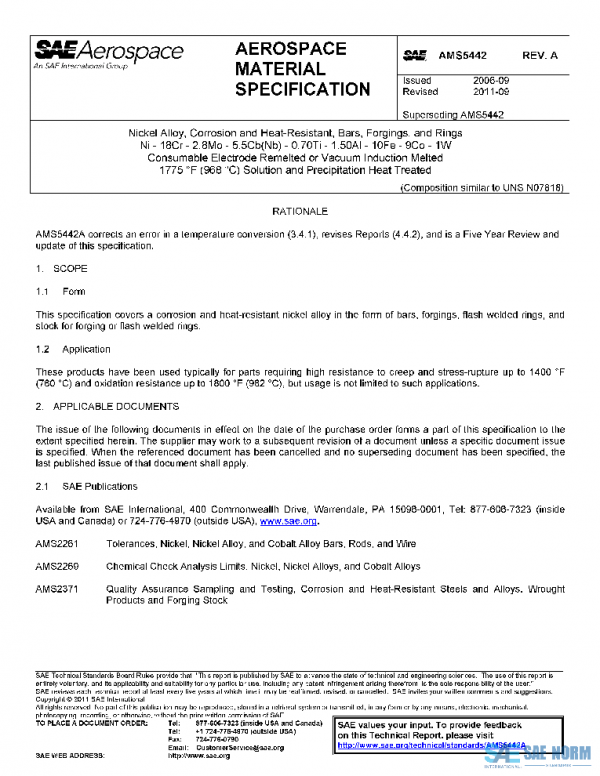 SAE AMS5442A PDF