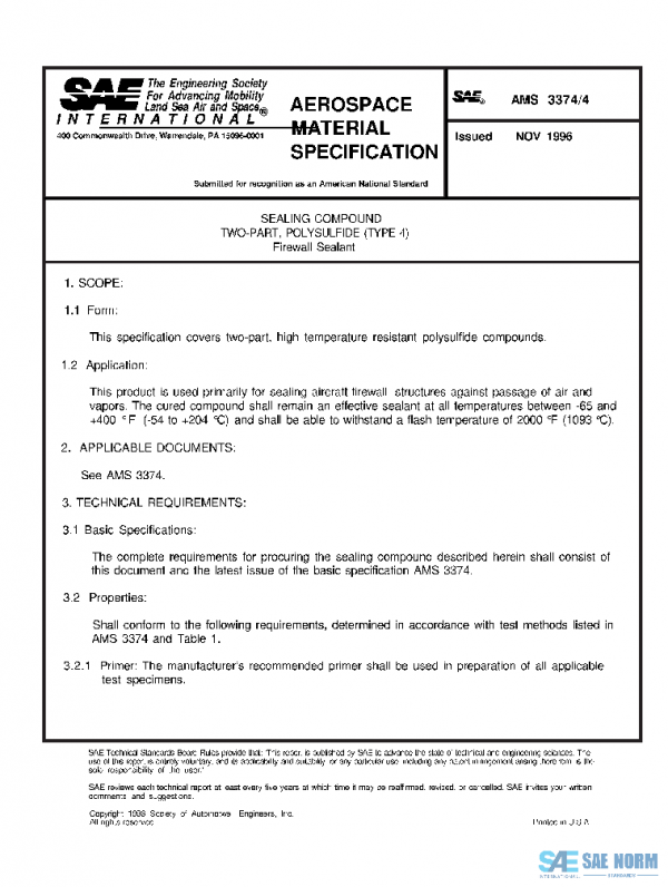 SAE AMS3374/4 PDF