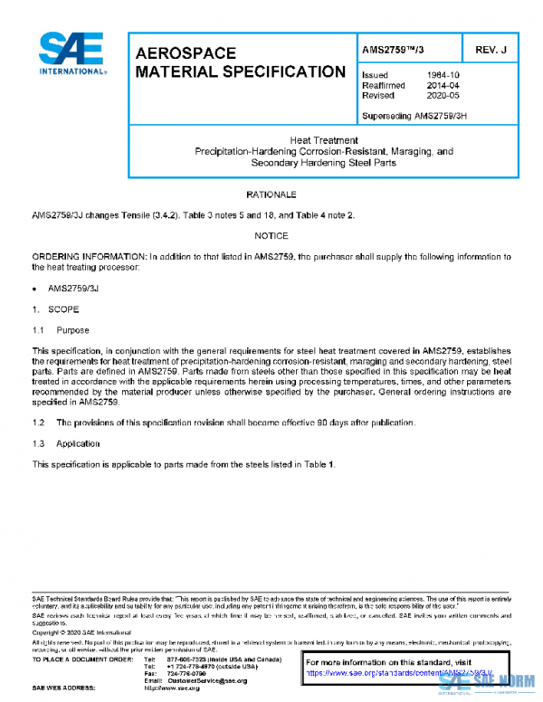 SAE AMS2759/3J PDF SAE AMS2759/3J PDF