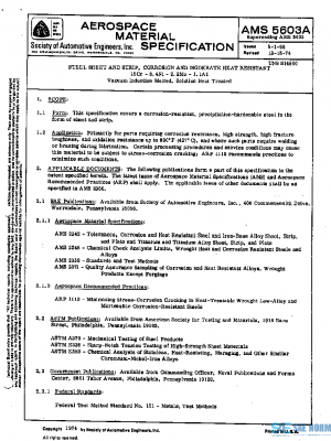 SAE AMS5603A PDF